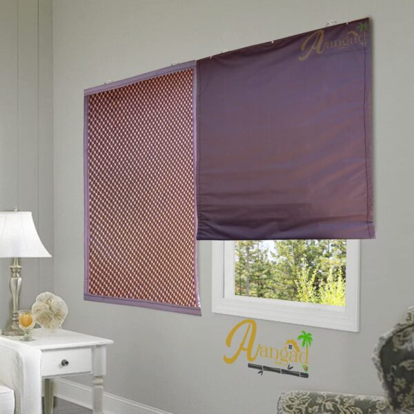 AANGAD Waterproof Bamboo Roller Blinds: Perfect for Home, Office, and Outdoors - Image 2