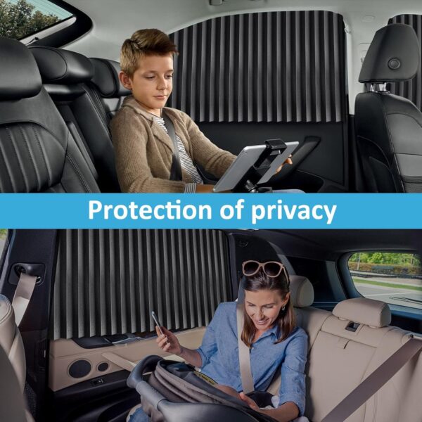 Magnetic Car Window Curtains: Privacy, Sunshade, and Cooler for Babies - Image 9