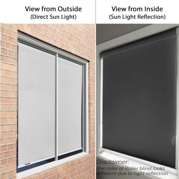 Customizable 100% Blackout Roller Blinds for UV Protection and Room Darkening - Image 5