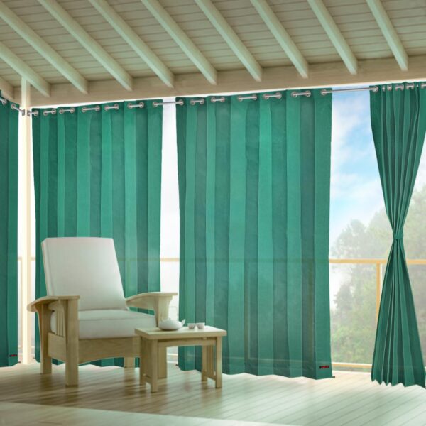 Customizable Outdoor Curtain Set for Balcony, Office, and Gazebo Use - Image 5