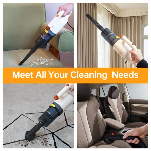 Powerful 3 in 1 Handheld Vacuum Cleaner for Deep Home Cleaning - Image 4