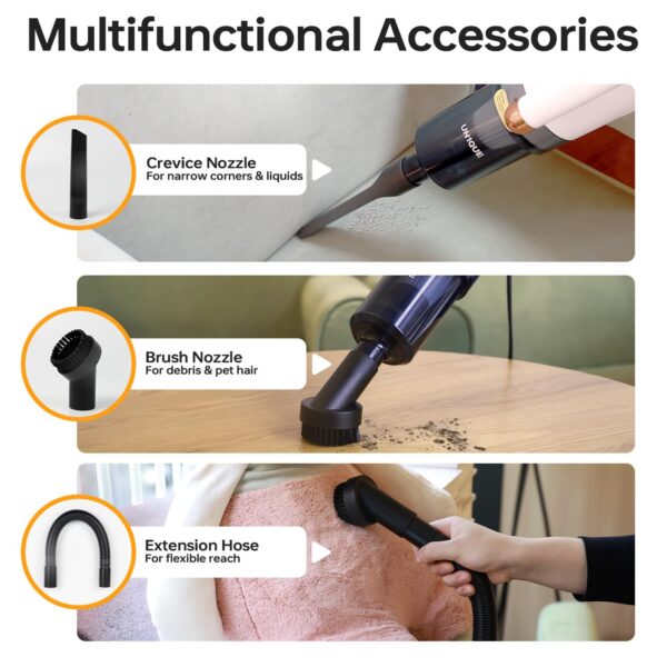 Powerful 3 in 1 Handheld Vacuum Cleaner for Deep Home Cleaning - Image 5