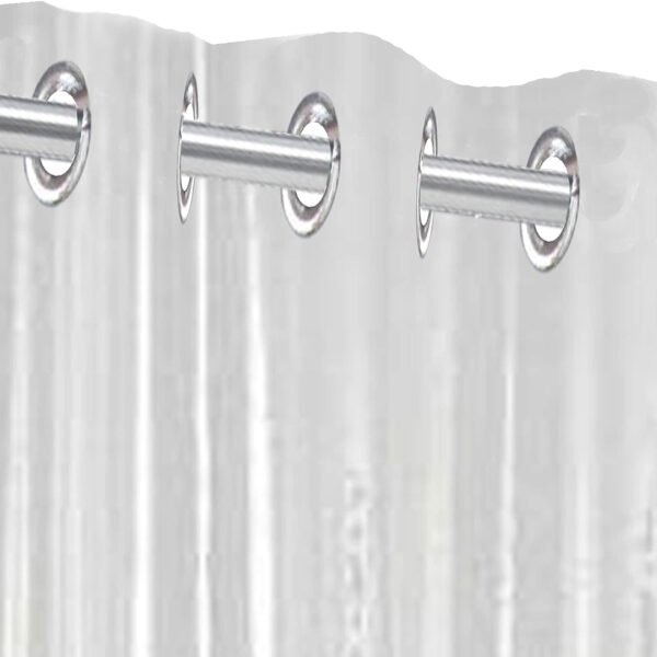 Kuber Industries PVC AC Curtain: Waterproof, Mildew-Free, Eyelet Rings, 7 Feet - Image 3