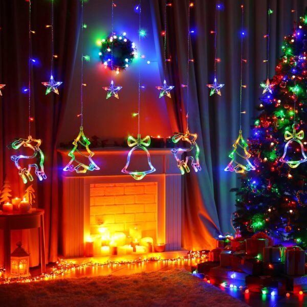 Brighten Your Holidays with KLIP 2 DEAL Christmas Curtain Decor Lights - Image 2