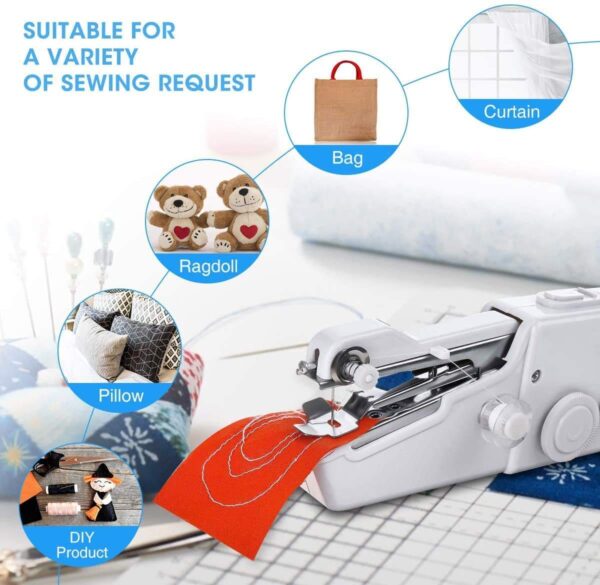 Portable Mini Handheld Sewing Machine for Easy DIY Projects and Repairs - Image 4