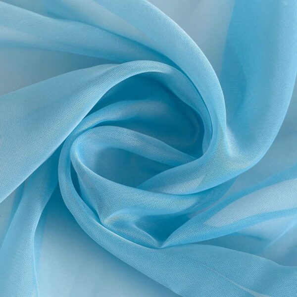 Breathable Gradient Blue Curtains for Stylish Balcony and Living Room Decor - Image 4