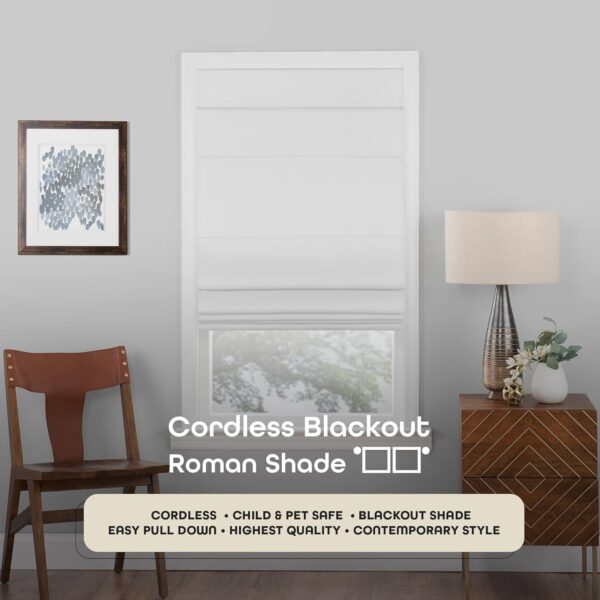 Achim Home Imports Cordless Blackout Roman Shade: Stylish Privacy for Your Home - Image 2