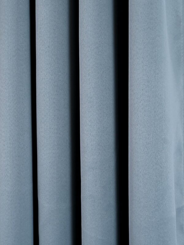 Solimo Grey Polyester Blackout Curtains - 5 Feet, Pack of 2 - Image 4