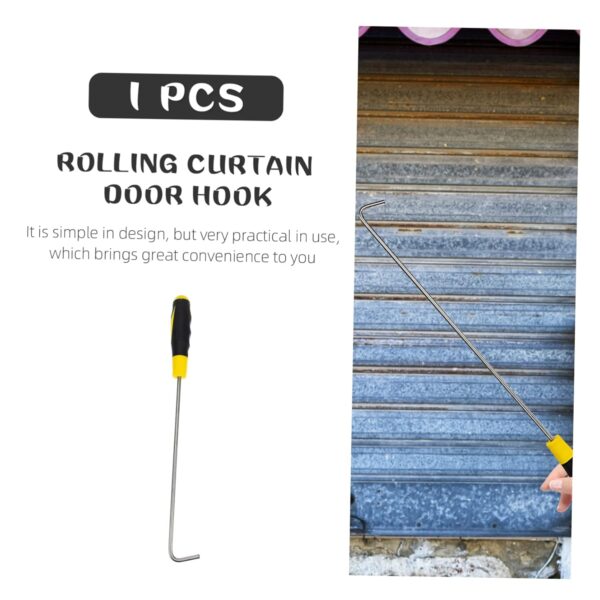 Heavy Duty Manhole Lift Tool: Stainless Steel Hooks for Easy Lifting - Image 2