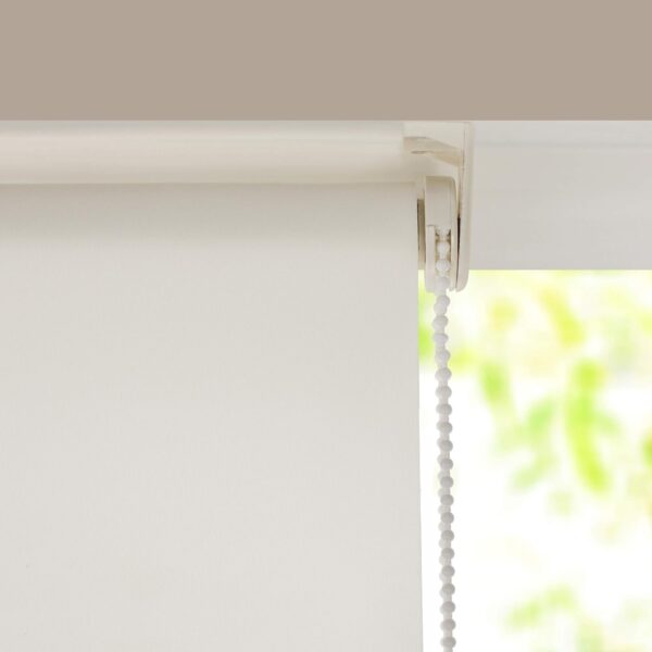 Semi-Blackout Roller Blinds for Windows: Stylish UV Protection in Snow White - Image 6