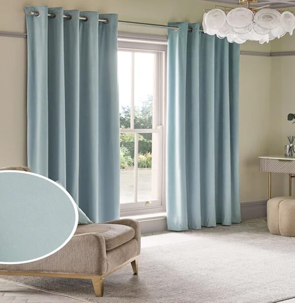 Tramb Solid Brown 100% Blackout Curtains for Ultimate Privacy and Comfort - Image 2