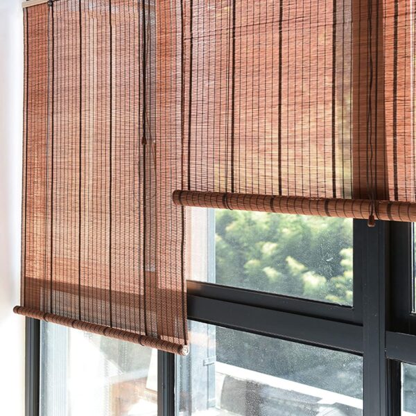 Bamboo Roller Blinds for Indoor and Outdoor Use - Stylish Blackout Shades - Image 5