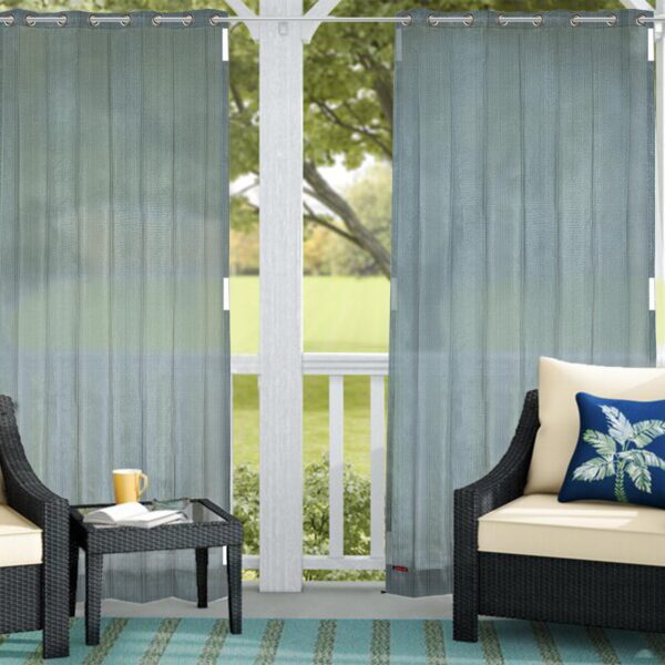 Customizable Outdoor Curtains for High Sun Blockage in Any Space - Image 4