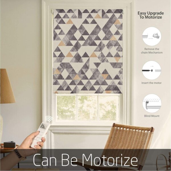 Stylish Grey Semi Blackout Roller Blinds for Home & Office Windows - Image 5