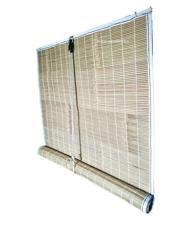 Dhori Bamboo Roll-up Blinds: Stylish, Waterproof Shades for Windows and Outdoors - Image 5