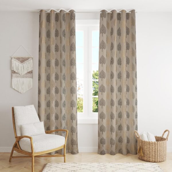 Supreme Betel Leaf Curtains: 80% Room Darkening Coffee Window Drapes - Image 8