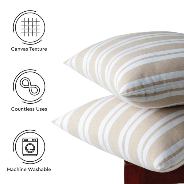 Decorative Eco-Cotton Cushion Covers Set for Living Room and Bedroom - Image 3