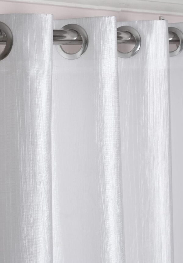 Elegant Insulated Grommet Curtains for Bedrooms and Living Rooms - White - Image 3