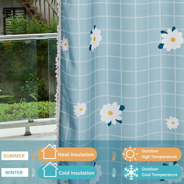 Tramb Printed Polyester Curtains: Stylish Privacy and Noise Reduction for Your Home - Image 3