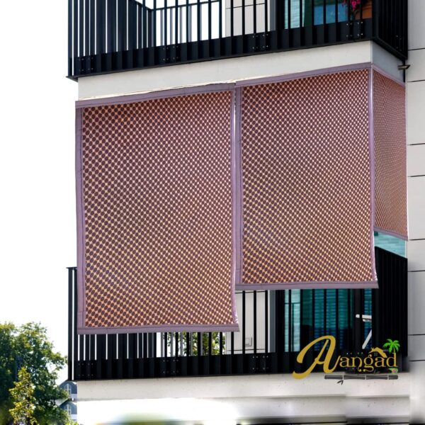 AANGAD Waterproof Bamboo Roller Blinds: Perfect for Home, Office, and Outdoors - Image 7