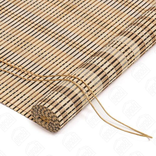 Bamboo Roll-Up Curtains for Sunlight Protection in Hotels and Restaurants - Image 3