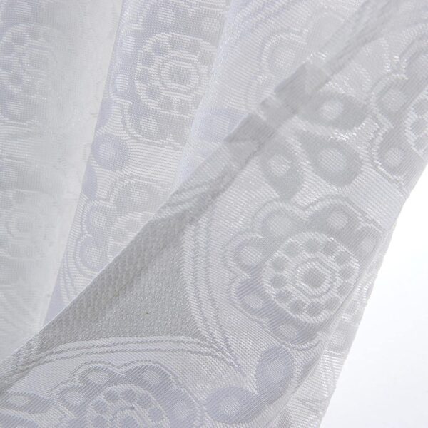 Charming ATORSE Kitchen Curtain Tier Lace Valance for Stylish Dining Spaces - Image 8