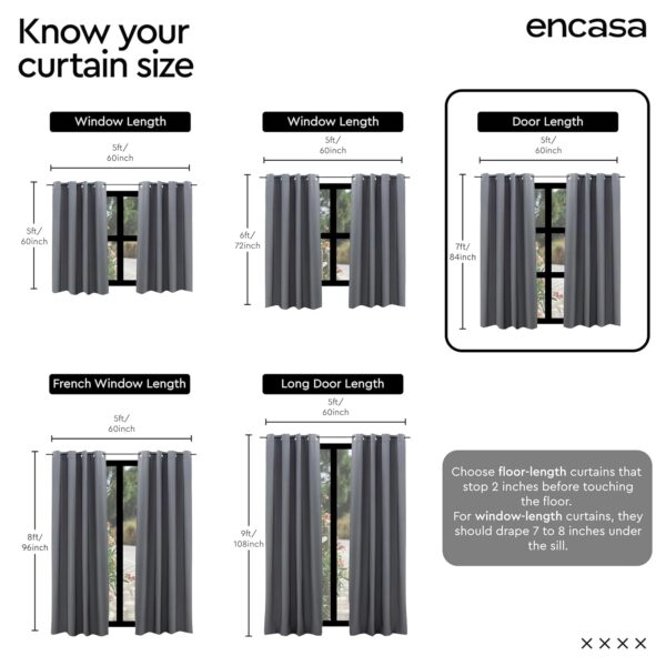 Enhance Your Space with Encasa XO Blackout Curtains - Stylish & Effective - Image 5