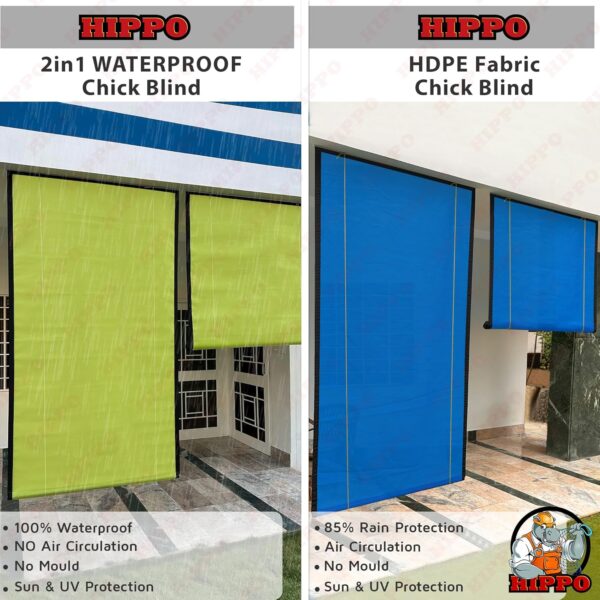 Premium HDPE Outdoor Chick Blind for Balcony Sun & Dust Protection - Image 8