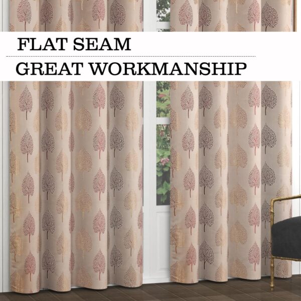 Supreme Betel Leaf Polyester Curtains: 80% Room Darkening for Your Home - Image 7