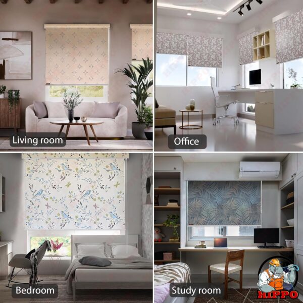 Stylish Semi Blackout Roller Blinds for Sun Protection in Home & Office - Image 9