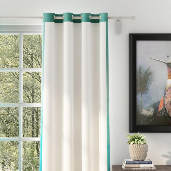 Kudo Teal Blackout Curtains for Bedroom and Living Room Decor - Image 3