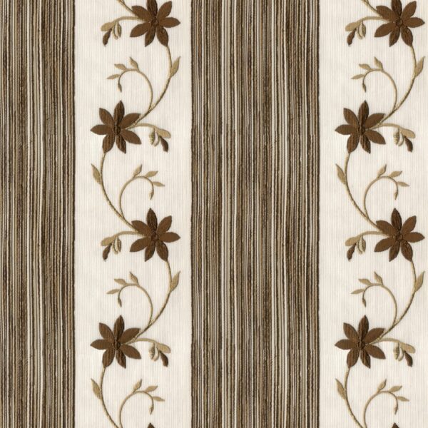 Elegant Stripes & Floral Sheer Curtains for Living Room and Bedroom Decor - Image 4