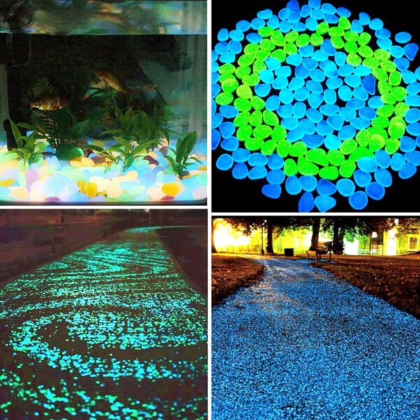 Glow in the Dark Garden Pebbles for Stunning Pathway and Yard Decor - Image 7