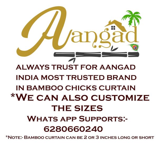 AANGAD Waterproof Bamboo Roller Blinds: Perfect for Home, Office, and Outdoors - Image 9