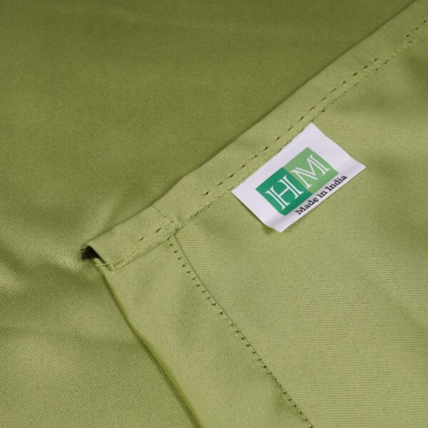 Blackout Curtains 7 Feet: Thermal Insulation & Noise Reduction in Avocado Green - Image 5