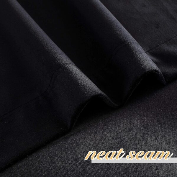 Premium Semi Blackout Velvet Curtains for Noise Reduction and Wider Coverage - Image 2