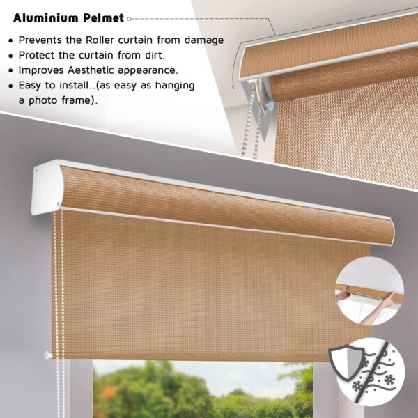 Outdoor Hippo Roller Blinds: 90% UV Protection and Airflow Design for Balconies - Image 3