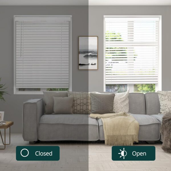 Chicology Cordless Faux Wood Blinds: Safe, Stylish, and Perfect for Kids - Image 6