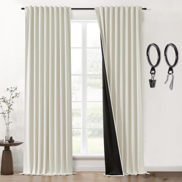 90 Inch Blackout Soundproof Curtains for Ultimate Noise Cancellation and Privacy - Image 6