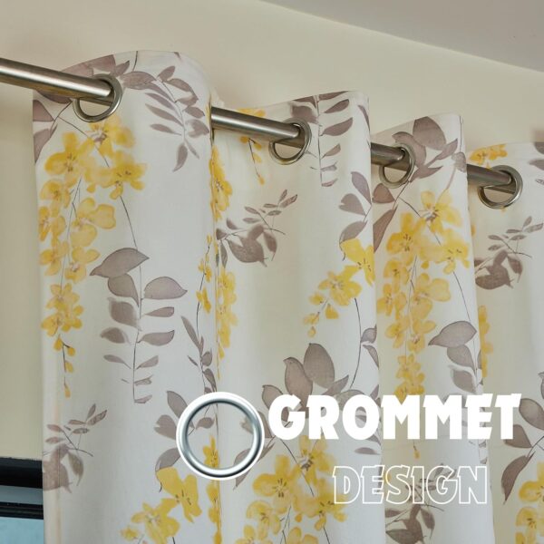 Tramb Printed Polyester Curtains: Stylish Privacy and Noise Reduction for Your Home - Image 4