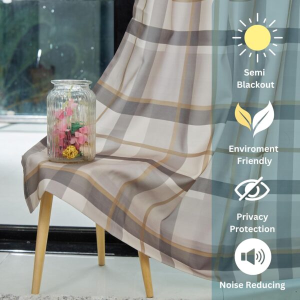 Tramb Printed Polyester Curtains: Stylish Privacy for Living Room and Bedroom - Image 5