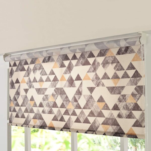 Stylish Grey Semi Blackout Roller Blinds for Home & Office Windows - Image 2