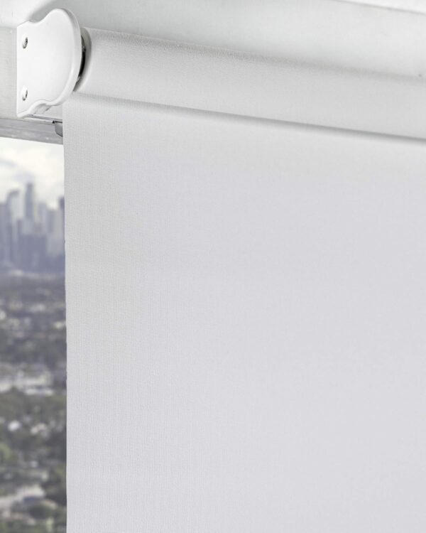 Chicology Urban White Roller Shades: Stylish Light Filtering Window Treatments for Home - Image 9