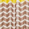 Stylish Solimo Polyester Striped Window Curtains - Light-Filtering Yellow Panels - Image 3
