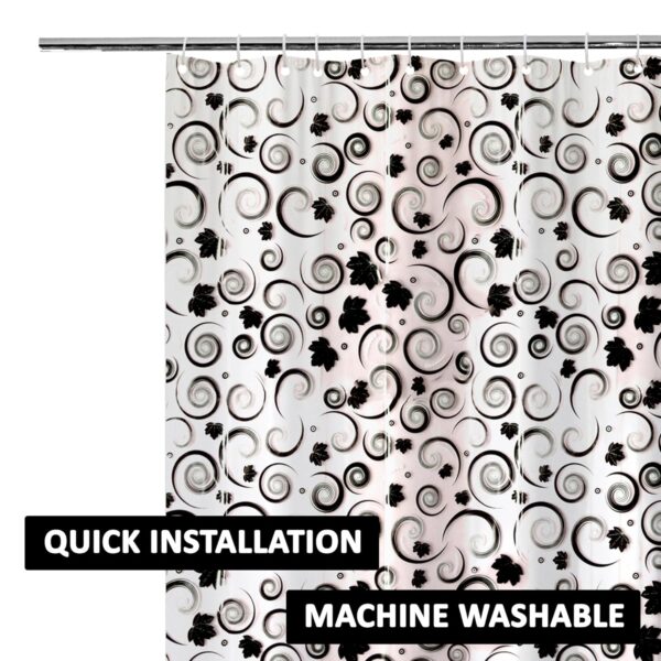 Kuber Industries 7 Feet Waterproof Shower Curtain for Bathtub and Windows - Image 6