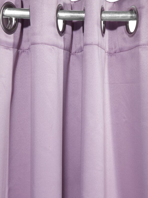 Satin Blackout Curtain: 5 Feet Light Blocking & Soundproof for Ultimate Privacy - Image 2