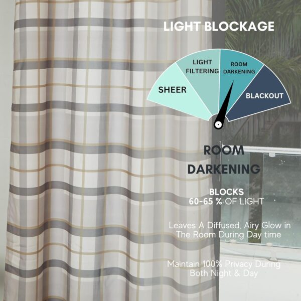 Tramb Printed Polyester Curtains: Stylish Privacy for Living Room and Bedroom - Image 6