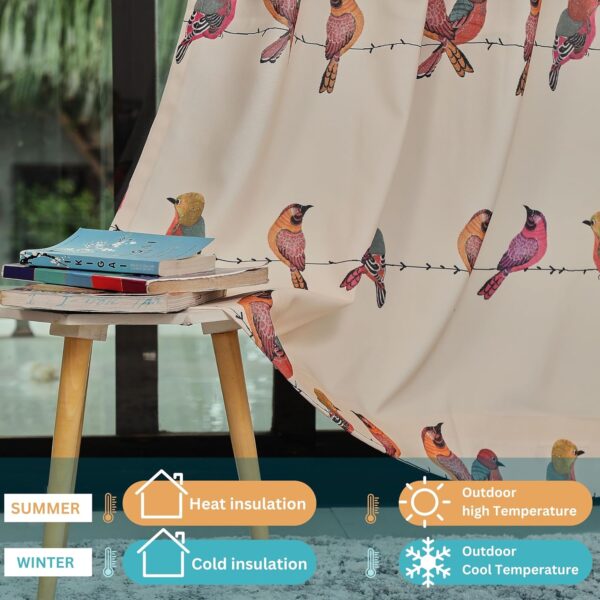 Tramb Printed Polyester Curtains: Stylish 8 Feet Set for Total Privacy - Image 3