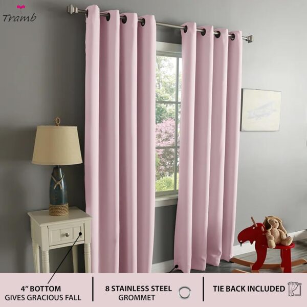 Solid Brown Blackout Curtains for Total Privacy and Noise Reduction in Your Home - Image 4