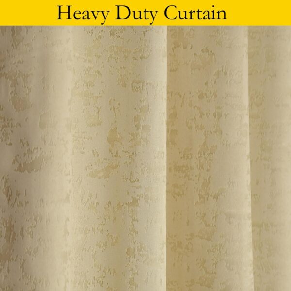 Luxurious Light Beige Blackout Curtains for Living Room and Bedroom - Image 8